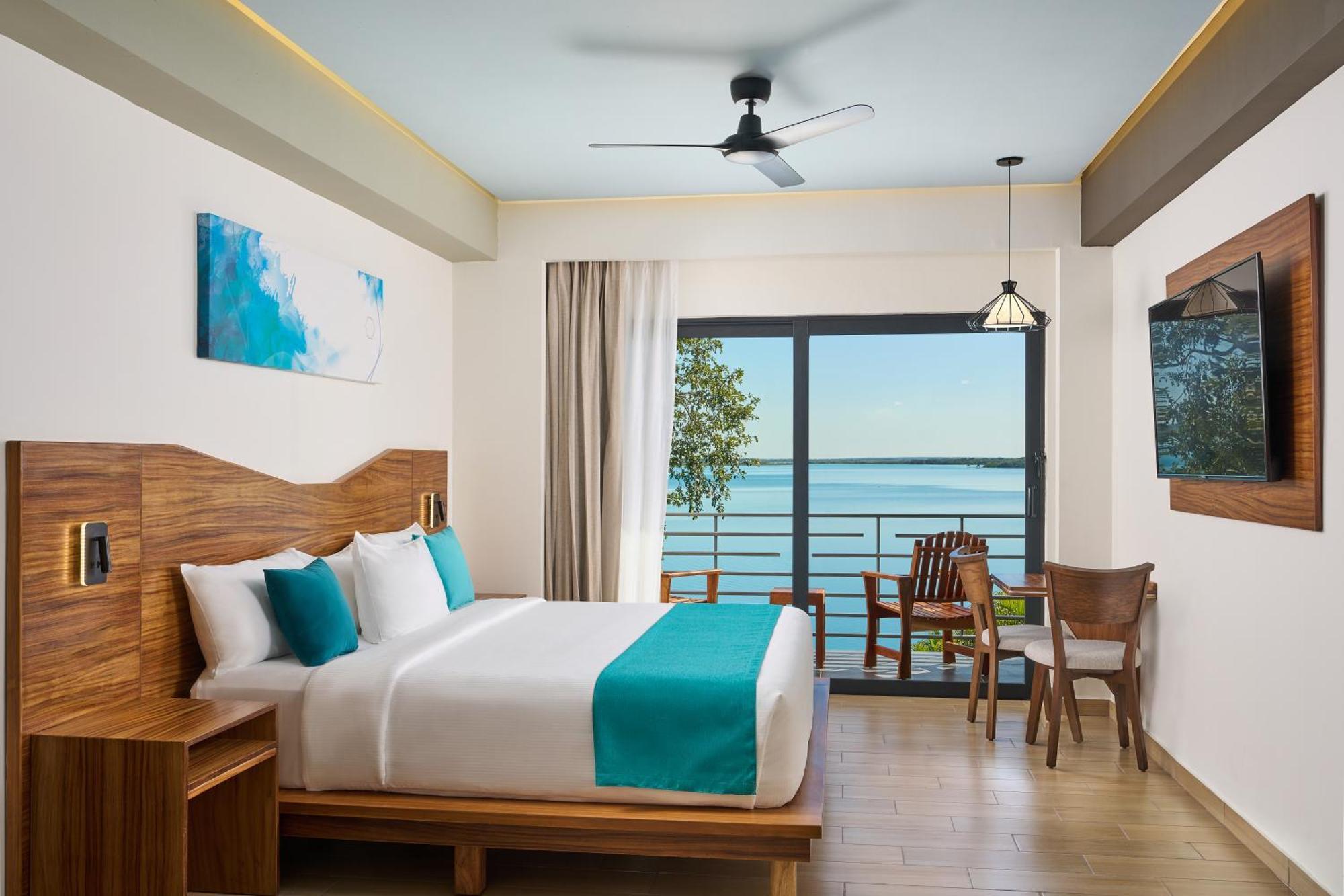 Cristalino Lagoon Front Hotel, Restaurant & Spa Bacalar Ngoại thất bức ảnh