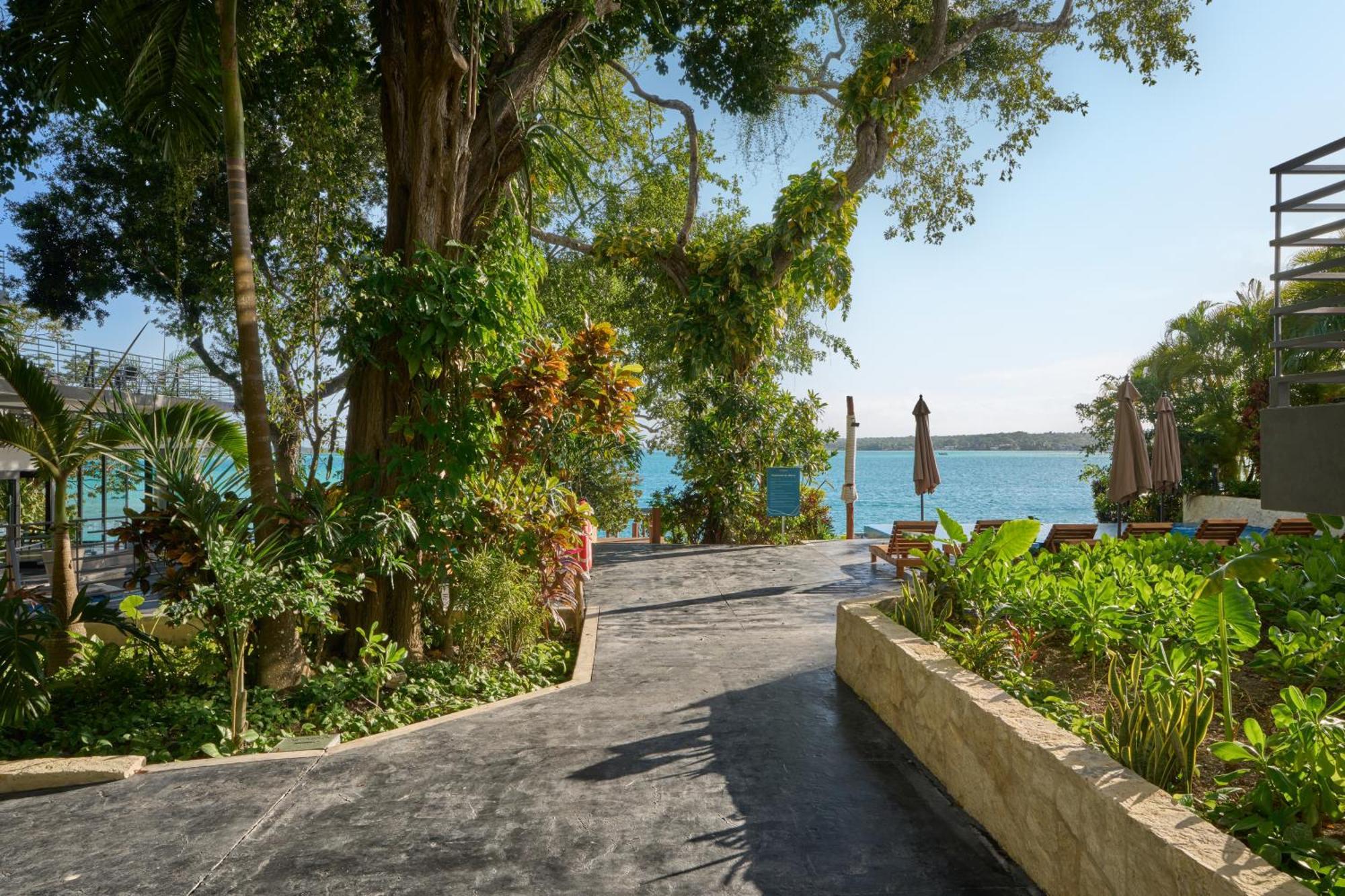 Cristalino Lagoon Front Hotel, Restaurant & Spa Bacalar Ngoại thất bức ảnh